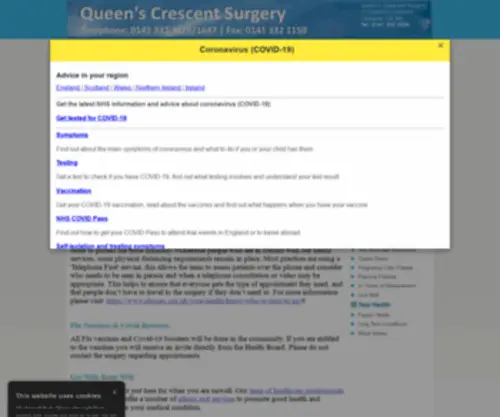 Queenscrescentsurgery.co.uk(Queen's Crescent Surgery) Screenshot