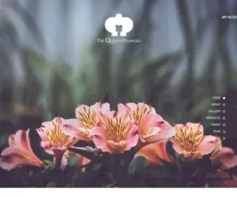 Queensflowers.com(The Queen's Flowers) Screenshot