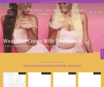 Queenshairnbeauty.com(Hair For Queens) Screenshot