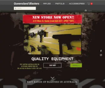 Queenslandblasters.com.au(Queensland Blasters) Screenshot