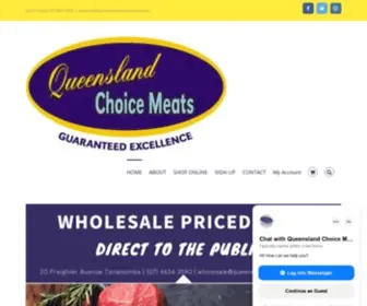 Queenslandchoicemeats.com.au(Toowoomba Butcher) Screenshot