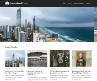 Queenslandfirsts.org(Queensland Firsts) Screenshot