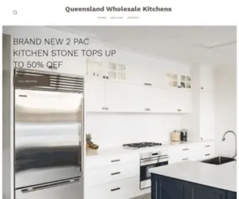 Queenslandwholesalekitchens.com(Queensland Wholesale Kitchens) Screenshot