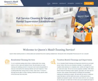 Queensmaidcleaningservice.com(Queen's Maid Cleaning Service) Screenshot