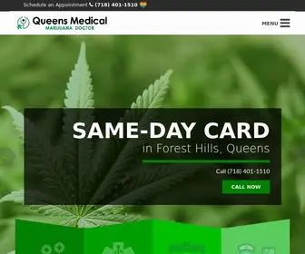 Queensmedicalmarijuanadoctor.com(Medical Marijuana Doctor) Screenshot