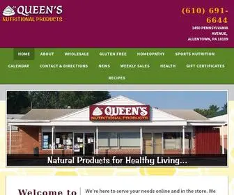 Queensnutrition.net(Lehigh Valley) Screenshot
