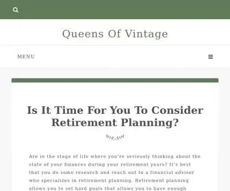 QueensofVintage.com(Queens Of Vintage) Screenshot