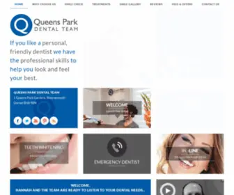 Queensparkdental.co.uk(Dorset Dentists) Screenshot