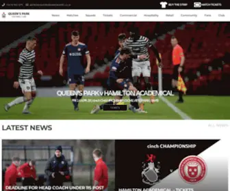 Queensparkfc.co.uk(Queen's Park Football Club) Screenshot