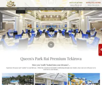 Queensparkresort.com(Queen's Park Rai Premium Tekirova) Screenshot
