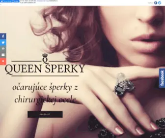 Queensperky.eu(Perky z chirurgickej ocele) Screenshot