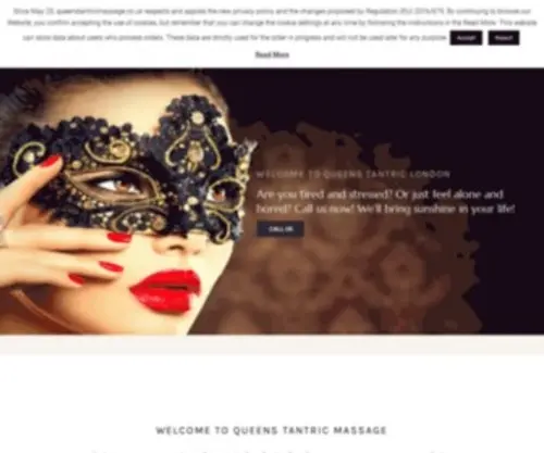 Queenstantricmassage.co.uk(Tantric Massage London) Screenshot