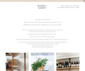 Queensteatery.com.au(Queen St Eatery & Wine Bar) Screenshot