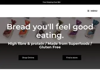 Queenstreetbakery.com(Functional Gluten Free Breads) Screenshot