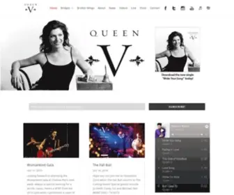 Queenv.com(Home page of) Screenshot