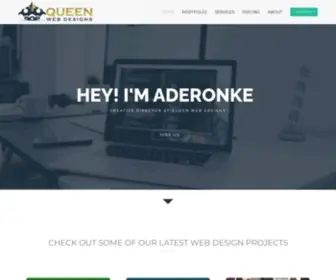 Queenwebdesigns.com(Web Design Nigeria) Screenshot