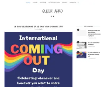 Queerafro.com(QUEER AFRO) Screenshot