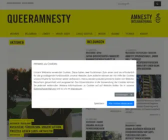 Queeramnesty.de(Liebe ist ein Menschenrecht) Screenshot