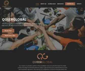 Queerglobal.com(Because the Struggle is still real) Screenshot