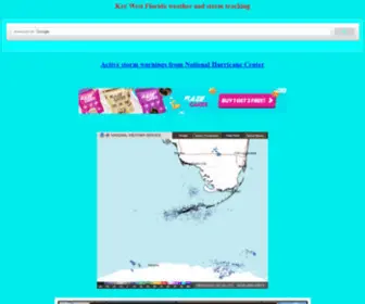 Queerkey.com(Hurricane storm and weather info for Key West) Screenshot