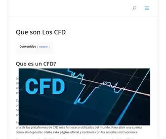 QueescFd.com(Que es CFD) Screenshot