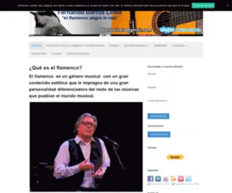 Queeselflamenco.com(Que es el flamenco) Screenshot