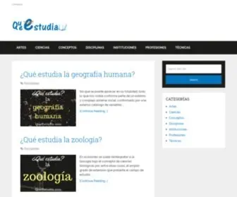 Queestudia.com(⋆) Screenshot
