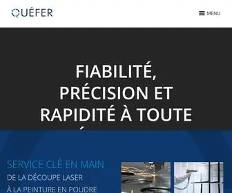 Quefer.com(Découpe laser) Screenshot