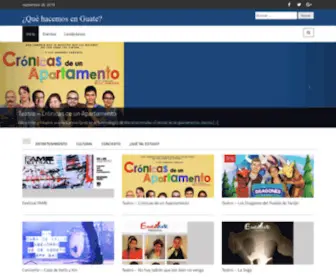 Quehacemosenguate.com(¿Qué) Screenshot