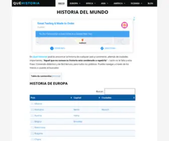 Quehistoria.com(🌍) Screenshot