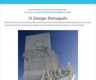 Queirozdesign.com(Design e moda) Screenshot