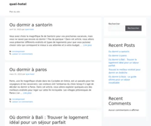 Quel-Hotel.com(Quel-hotel -) Screenshot