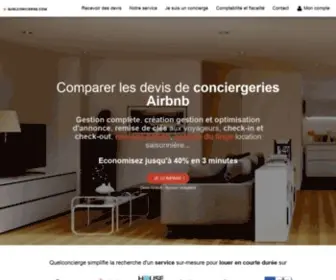 Quelconcierge.com(Comparer conciergeries Airbnb pour votre location courte durée) Screenshot