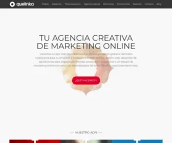 Quelinka.com(Marketing online Zaragoza y Madrid) Screenshot