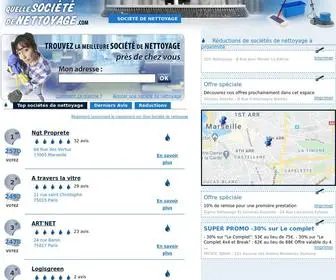 Quelle-Societe-DE-Nettoyage.com(Quelle société de nettoyage) Screenshot