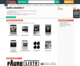 Quellecuisiniere.com(Quelle cuisinière choisir) Screenshot