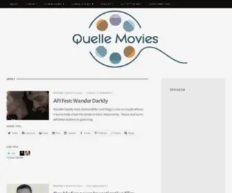 Quellemovies.com(A news and review site dedicated to all things movies) Screenshot