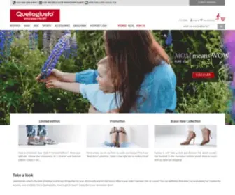 Quellogiusto.com(Quellogiusto Shop online) Screenshot