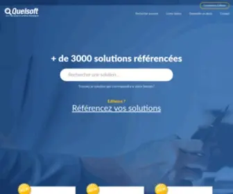 Quelsoft.com(Annuaire des solutions informatiques) Screenshot