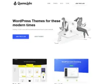 Quemalabs.com(Beautiful WordPress Themes) Screenshot