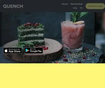 Quenchclub.ca(Quench l Welcome) Screenshot