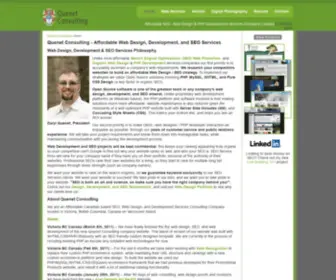 Quenet.org(Affordable Web Consulting Services) Screenshot