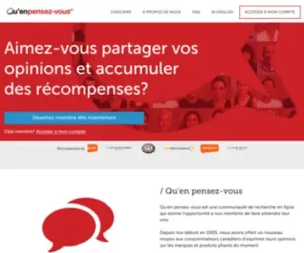 Quenpensez-Vous.com(Portal) Screenshot