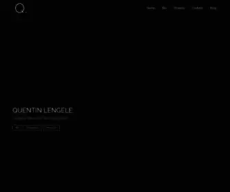 Quentinlengele.com(Creative Director) Screenshot