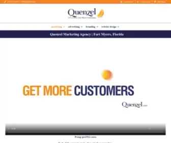 Quenzel.com(Marketing Agency) Screenshot