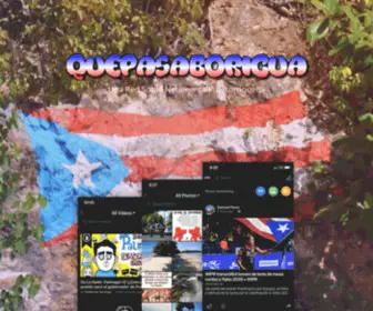 Quepasaboricua.com(Que Pasa Boricua) Screenshot