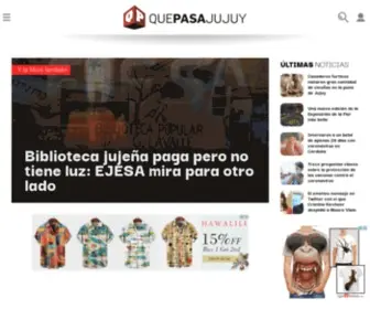 Quepasajujuy.com.ar(Que Pasa Jujuy) Screenshot