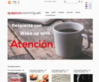Quepasasanmiguel.org(Que Pasa) Screenshot