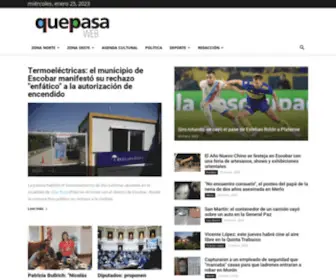 Quepasaweb.com.ar(Que Pasa Web) Screenshot