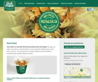 Quepasta.es(▷ Curiosidades sobre Alimentación) Screenshot